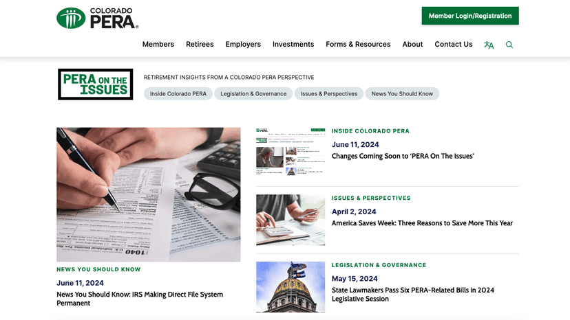 Changes Coming Soon to ‘PERA On The Issues’